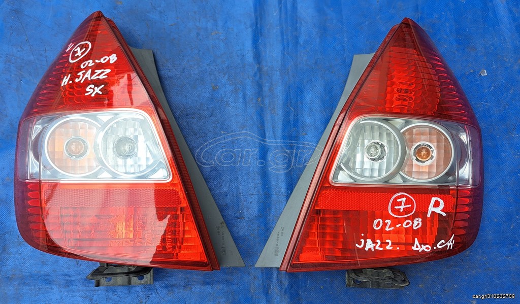 HONDA JAZZ 2002-2008 ΦΑΝΑΡΙ ΠΙΣΩ ΑΡΙΣΤΕΡΟ ( 3 ΤΕΜΑΧΙΑ ΔΙΑΘΕΣΙΜΑ )- ΔΕΞΙΟ ( λευκο) (ΤΟ ΔΕΞΙΟ ΕΧΕΙ ΠΟΥΛΗΘΕΙ) Μ*