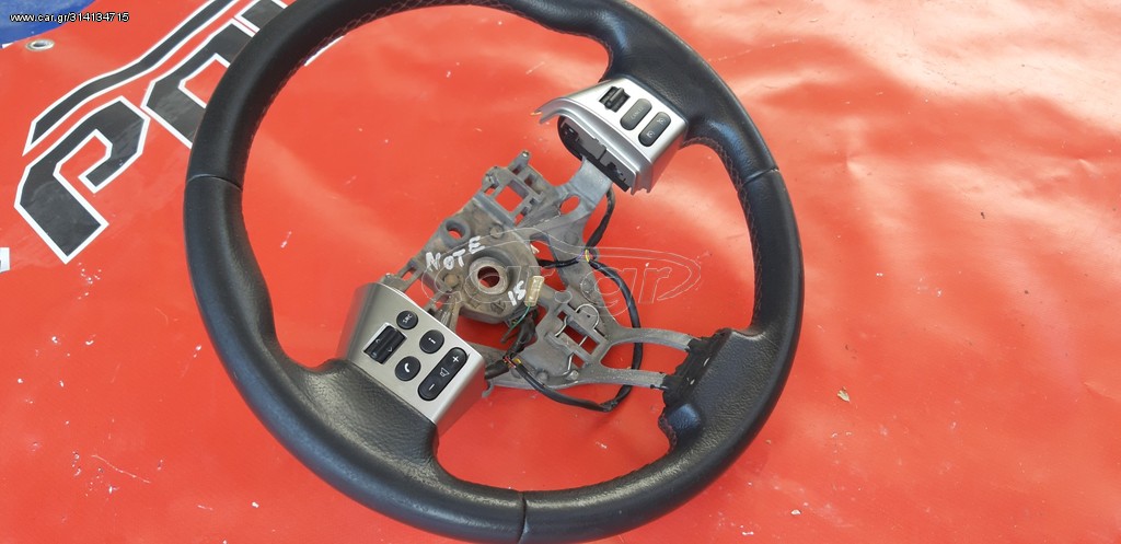 NISSAN NOTE 2005-2013 ΒΟΛΑΝ ΤΙΜΟΝΙΟΥ ΜΕ ΧΕΙΡΙΣΤΗΡΙΑ ΔΕΡΜΆΤΙΝΟ