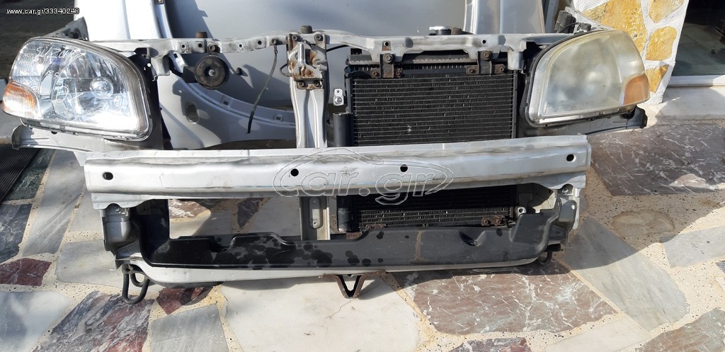 SUZUKI IGNIS 2000-2003 ΜΕΤΩΠΗ ΕΜΠΡΟΣ ΚΟΜΠΛΕ , ΨΥΓΕΙΑ & ΒΕΝΤΙΛΑΤΕΡ ( ΤΟ ΨΥΓΕΙΟ A/C ΚΑΙ Η ΤΡΑΒΕΡΣΑ ΕΧΟΥΝ ΠΟΥΛΗΘΕΙ )