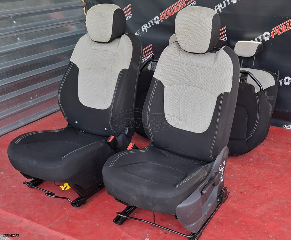 RENAULT CAPTUR 2013-2019 ΚΑΘΙΣΜΑ ΕΜΠΡΟΣ ΑΡΙΣΤΕΡΟ-ΔΕΞΙΟ ΜΕ ΑΕΡΟΣΑΚΟ ΚΑΘΙΣΜΑΤΟΣ & ΚΛΕΙΣΤΡΟ ΖΩΝΗΣ-ΚΑΘΙΣΜΑΤΑ ΠΙΣΩ Α2*