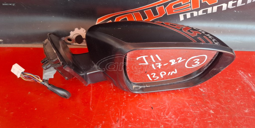 NISSAN QASHQAI J11 2014-2022 ΚΑΘΡΕΦΤΗΣ ΗΛΕΚΤΡΙΚΟΣ ΔΕΞΙΟΣ ΜΕ ΗΛΕΚΤΡΙΚΗ ΑΝΑΔΙΠΛΩΣΗ & ΦΛΑΣ & ΚΑΜΕΡΑ(13 ΚΑΛΩΔΙΑ) Α2*