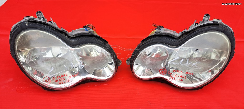 MERCEDES W203 C-CLASS 2003-2007 ΦΑΝΑΡΙ ΕΜΠΡΟΣ ΑΡΙΣΤΕΡΟ-ΔΕΞΙΟ (ΑΠΛΟ) A1*