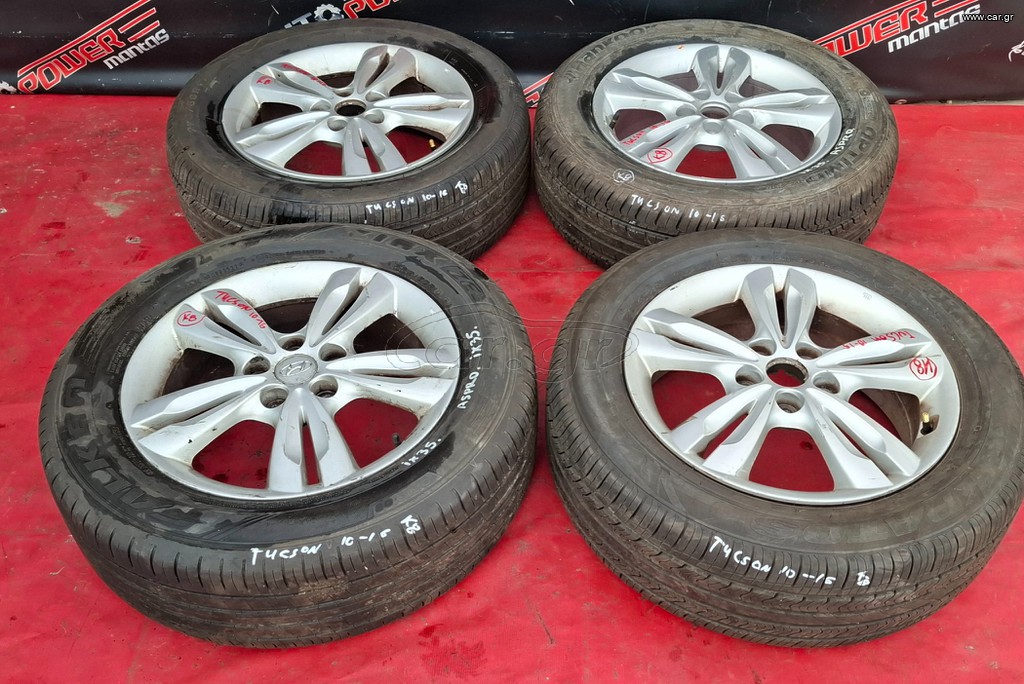 HYUNDAI TUCSON 2010-2018 ΖΑΝΤΕΣ ΑΛΟΥΜΙΝΙΟΥ 17” 4ΑΔΑ 225x60x17 A2*