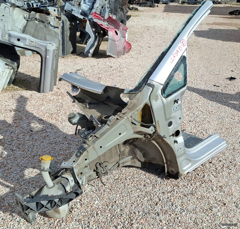 OPEL CORSA D 2006-2015 ΚΟΛΩΝΑ ΕΜΠΡΟΣ ΑΡΙΣΤΕΡΗ ΜΕ ΚΟΜΜΑΤΙ ΜΑΣΠΙΕ ΚΑΙ ΣΑΣΙ Α2*