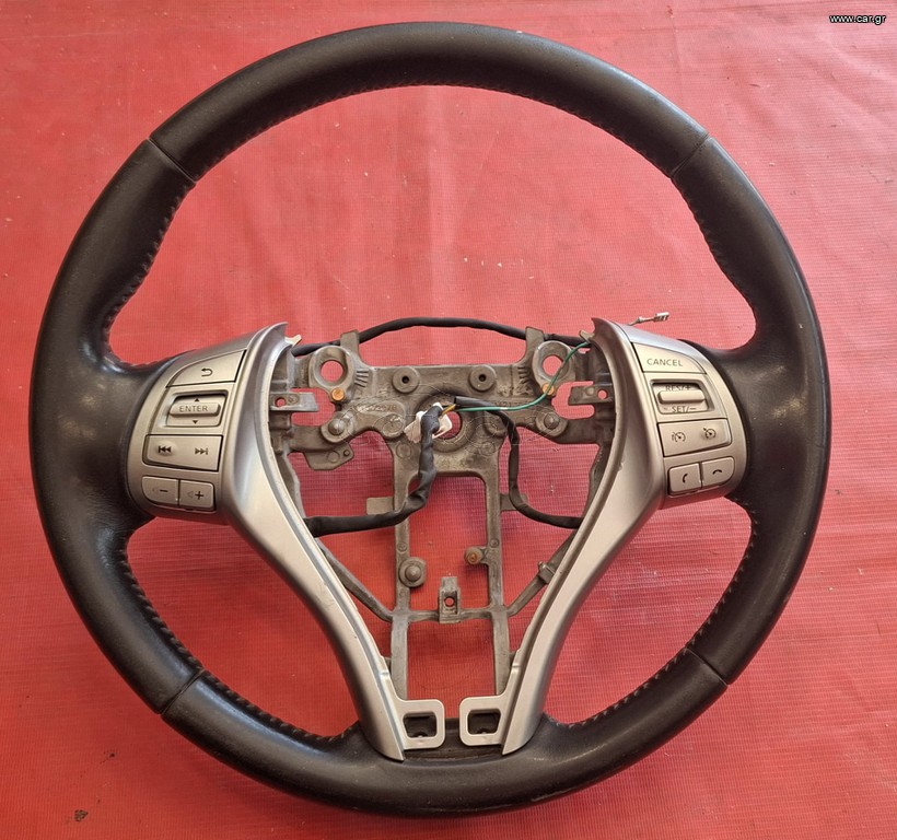 NISSAN QASHQAI J11 2014-2017 ΒΟΛΑΝ ΤΙΜΟΝΙΟΥ ΔΕΡΜΑΤΙΝΟ ΜΕ ΧΕΙΡΙΣΤΗΡΙΑ