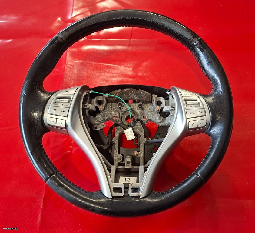 NISSAN X-TRAIL 2014-2017 , NISSAN QASHQAI J11 2014-2017 ΒΟΛΑΝ ΤΙΜΟΝΙΟΥ ΔΕΡΜΑΤΙΝΟ ΜΕ ΧΕΙΡΙΣΤΗΡΙΑ