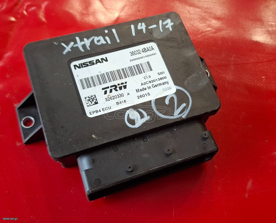NISSAN X-TRAIL 2014-2021 , NISSAN QASHQAI J11 2014-2022 ΕΓΚΕΦΑΛΟΣ ΗΛΕΚΤΡΙΚΟΥ ΧΕΙΡΟΦΡΕΝΟΥ 360324BA0A