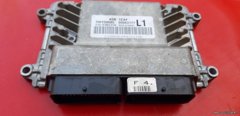 CHEVROLET AVEO 2008-2012 1200cc 16V B12D1 BENZINH ΕΓΚΕΦΑΛΟΣ ΜΗΧΑΝΗΣ (5WY5968C)