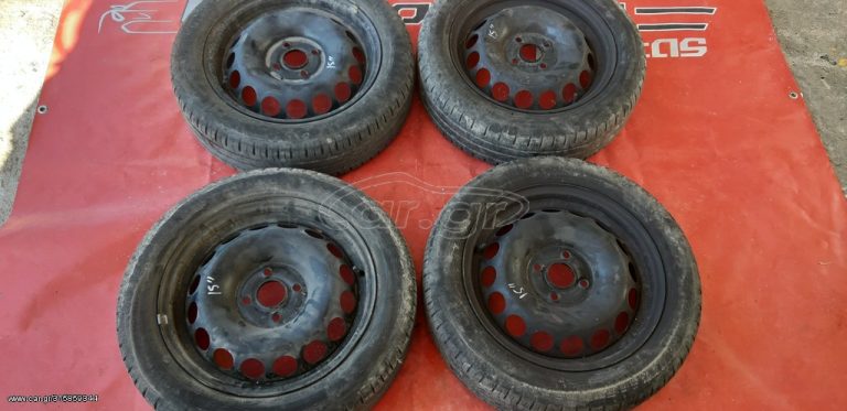 TOYOTA AYGO -CITROEN C1 - PEUGEOT 108 - PEUGEOT 107 2006-2021 ΖΑΝΤΟΛΑΣΤΙΧΑ ΣΙΔΕΡΕΝΙΑ 15'' ( 3 ΤΕΜΑΧΙΑ ΔΙΑΘΕΣΙΜΑ )