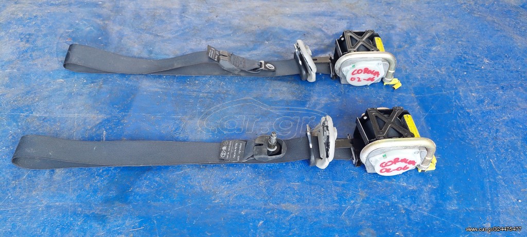 TOYOTA COROLLA 2002 -2007 E12 ΖΩΝΗ ΕΜΠΡΟΣ ΑΡΙΣΤΕΡΗ -ΔΕΞΙΑ (SEDAN & 5ΠΟΡΤΟ ) ( Η ΑΡΙΣΤΕΡΗ ΕΧΕΙ ΠΟΥΛΗΘΕΙ )