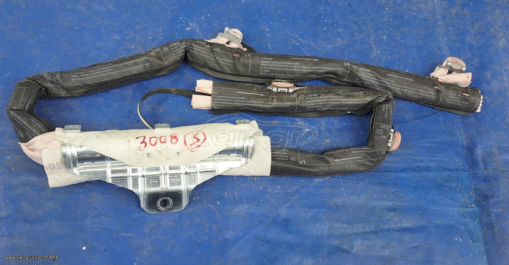 PEUGEOT 3008 -5008 2009-2016 ΑΕΡΟΣΑΚΟΣ ΟΥΡΑΝΟΥ ( ΚΟΥΡΤΙΝΑ ) ΔΕΞΙΟΣ-ΑΡΙΣΤΕΡΟΣ ( Ο ΔΕΞΙΟΣ ΕΧΕΙ ΠΟΥΛΗΘΕΙ )
