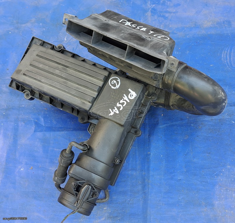 VW PASSAT 2005-2011 ΦΙΛΤΡΟΚΟΥΤΙ ΜΕ ΣΩΛΗΝΑ 3C0129607AH & ΜΕΤΡΗΤΗ ΜΑΖΑΣ ΑΕΡΑ 074906461B , 0281002461
