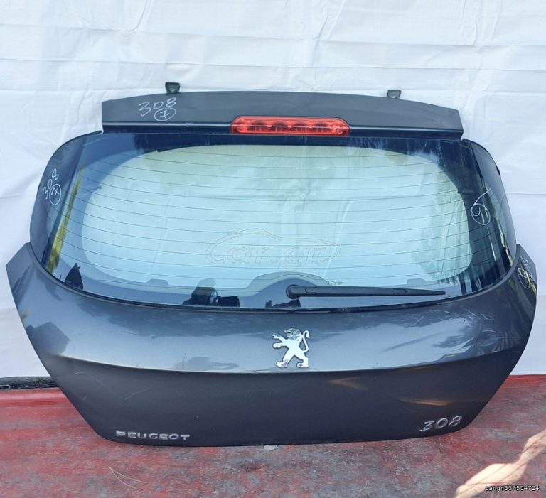 PEUGEOT 308 2008-2013 ΤΖΑΜΟΠΟΡΤΑ ΠΙΣΩ Α2*