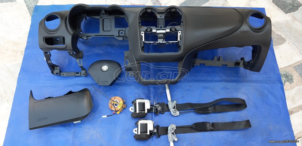ALFA ROMEO MiTO 2008- 2015 SΕΤ ΑΕΡΟΣΑΚΟΙ (ΤΑΜΠΛΟ -ΑΕΡΟΣΑΚΟΣ ΟΔΗΓΟΥ -ΣΥΝΟΔΗΓΟΥ - ΠΟΔΙΩΝ - ΖΩΝΕΣ -ΤΑΙΝΙΑ ΤΙΜΟΝΙΟΥ )