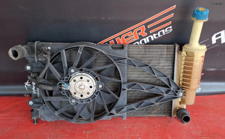 FIAT PANDA 2003-2012 ΨΥΓΕΙΟ ΝΕΡΟΥ 1.1-1.2i 8V +A/C (55x31.7)(ΜΕ ΠΑΓΟΥΡΙ)-ΒΕΝΤΙΛΑΤΕΡ ΨΥΓΕΙΟΥ ΚΟΜΠΛΕ 1.1-1.2cc +Α/C Α2*