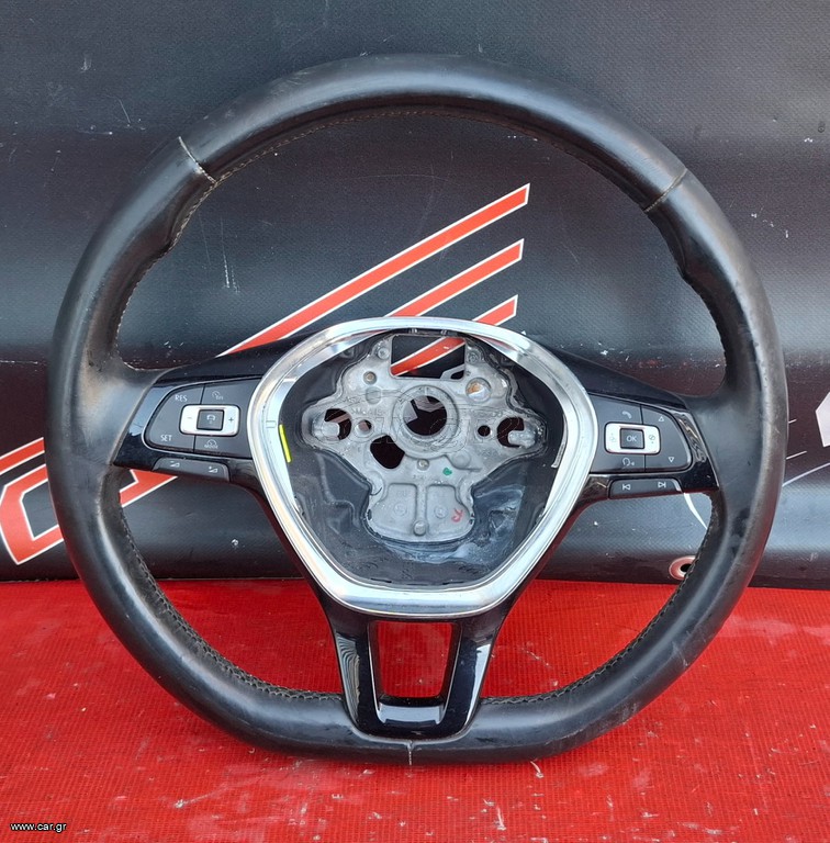 VW GOLF 7 2013-2019 ΒΟΛΑΝ ΤΙΜΟΝΙΟΥ ΔΕΡΜΑΤΙΝΟ ΜΕ ΧΕΙΡΙΣΤΗΡΙΑ