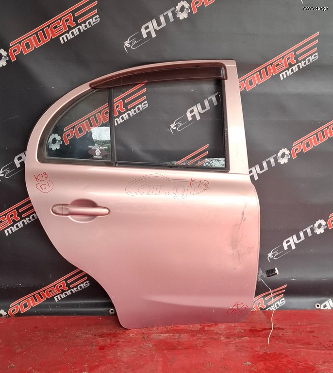 NISSAN MICRA K13 2010-2017 ΠΟΡΤΑ ΠΙΣΩ ΔΕΞΙΑ ΚΟΜΠΛΕ *Α2