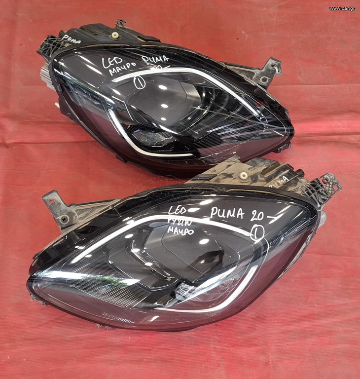 FORD PUMA 2020-2024 ΦΑΝΑΡΙ ΕΜΠΡΟΣ ΑΡΙΣΤΕΡΟ - ΔΕΞΙΟ LED (LED/PY21W) ΜΑΥΡΟ A2*