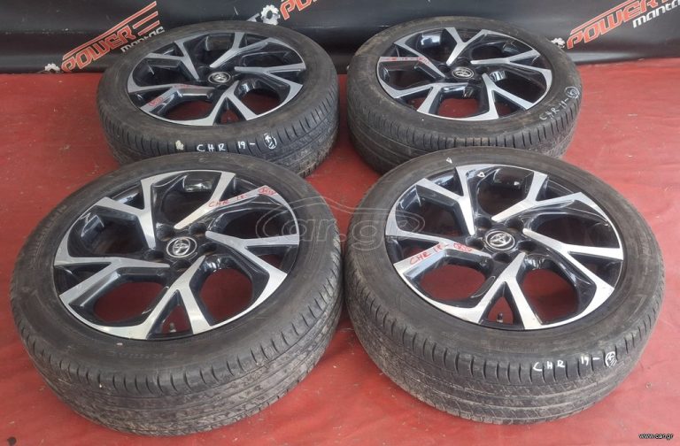 TOYOTA C-HR 2016-2023 ΖΑΝΤΟΛΑΣΤΙΧΑ ΑΛΟΥΜΙΝΙΟΥ 4ΑΔΑ 18" 225×50×18 A2*