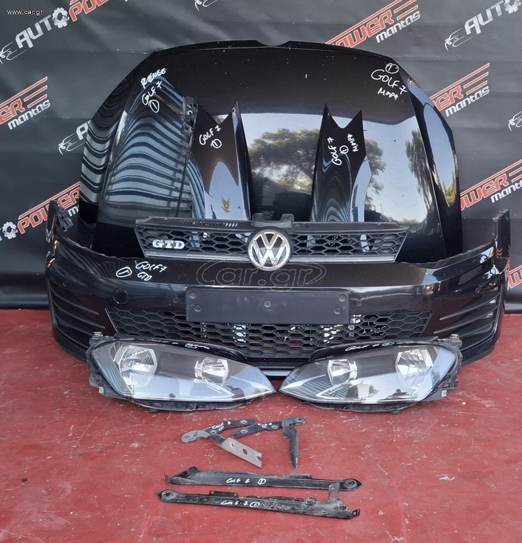 VW GOLF 7 2013-2016 ΜΟΥΡΗ ΚΟΜΠΛΕ diesel GTD Α2* - SΕΤ ΑΕΡΟΣΑΚΟΙ M*