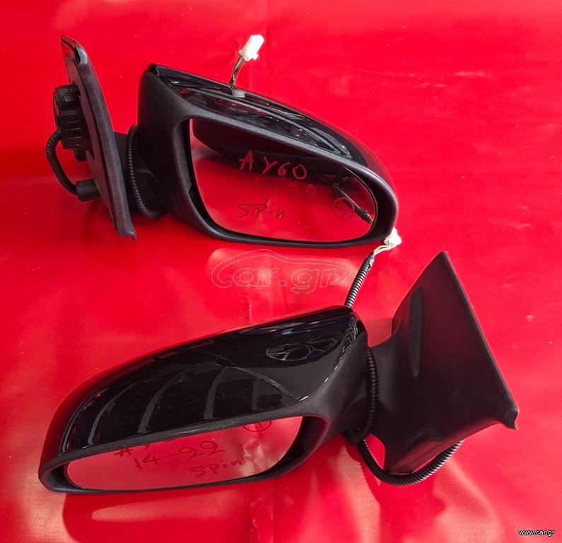 TOYOTA AYGO/CITROEN C1/PEUGEOT 108 2014-2022 ΚΑΘΡΕΦΤΗΣ ΗΛΕΚΤΡΙΚΟΣ ΘΕΡΜΕΝΟΜΕΝΟΣ ΑΡΙΣΤΕΡΟΣ-ΔΕΞΙΟΣ (5 ΚΑΛΩΔΙΑ) Μ*