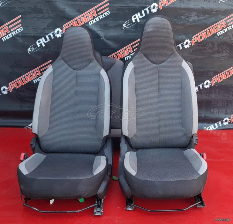 TOYOTA AYGO/PEUGEOT 108/CITROEN C1 2014-2022 ΚΑΘΙΣΜΑ ΕΜΠΡΟΣ ΑΡΙΣΤΕΡΟ -ΔΕΞΙΟ ΜΕ ΚΛΕΙΣΤΡΑ & ΑΕΡΟΣΑΚΟΥΣ - ΚΑΘΙΣΜΑΤΑ ΠΙΣΩ (SET ) Α2*