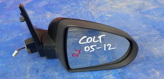 MITSUBISHI COLT 2005-2012 ΚΑΘΡΕΦΤΗΣ ΔΕΞΙΟΣ ΗΛΕΚΤΡΙΚΟΣ (5 ΚΑΛΩΔΙΑ)( ΜΑΥΡΟΣ ΑΒΑΦΟΣ)