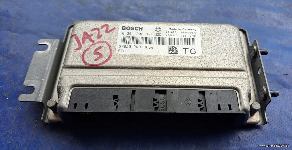 HONDA JAZZ 2001-2008 ΕΓΚΕΦΑΛΟΣ ΚΙΝΗΤΗΡΑ 37820-PWD-G05 , 37820PWDG05