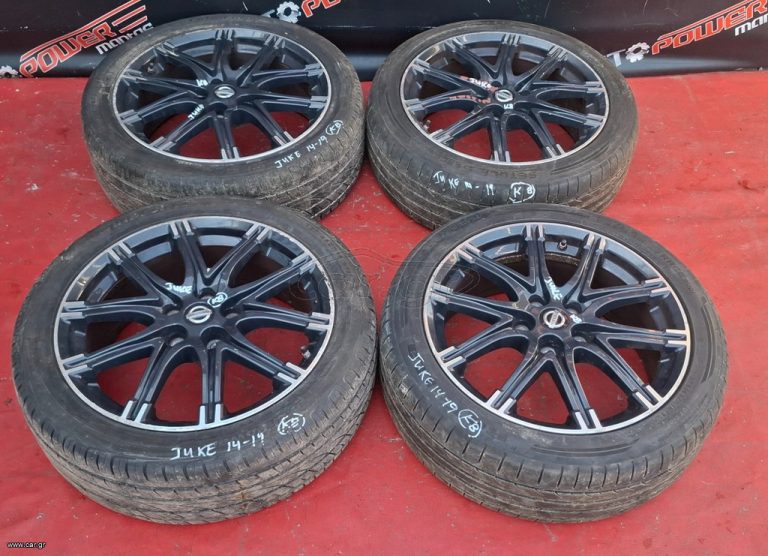 NISSAN JUKE 2015-2019 ΖΑΝΤΟΛΑΣΤΙΧΑ ΑΛΟΥΜΙΝΙΟΥ 4ΑΔΑ 18" 225×45×18 M*