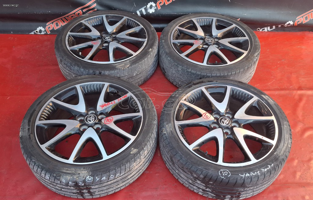 TOYOTA YARIS 2020-2026 ΖΑΝΤΟΛΑΣΤΙΧΑ ΑΛΟΥΜΙΝΙΟΥ 17'' 4ΑΔΑ 205×45×17 Α2*